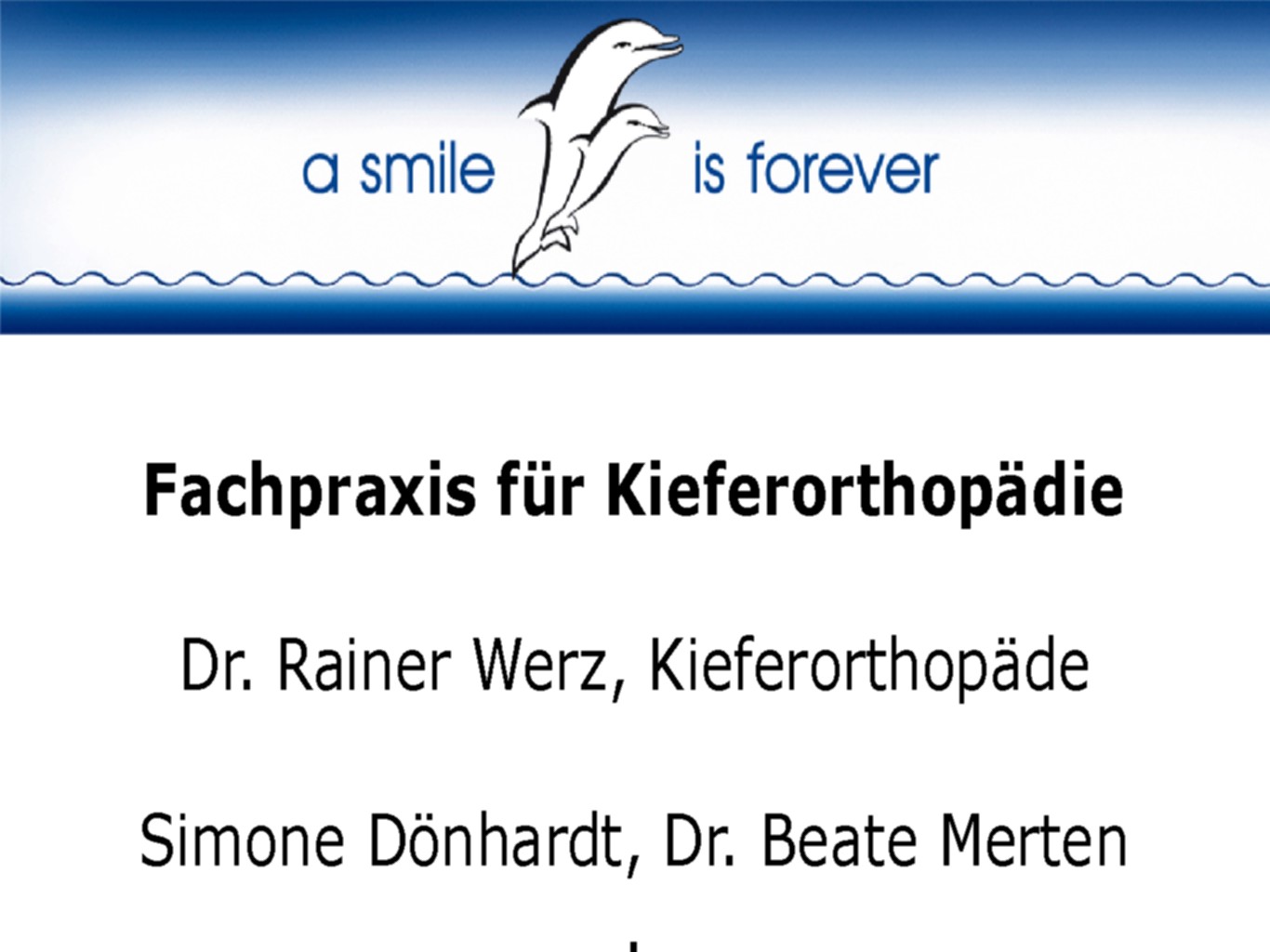 Fachzahnarzt f&uuml;r Kieferorthop&auml;die Dr. Rainer Werz